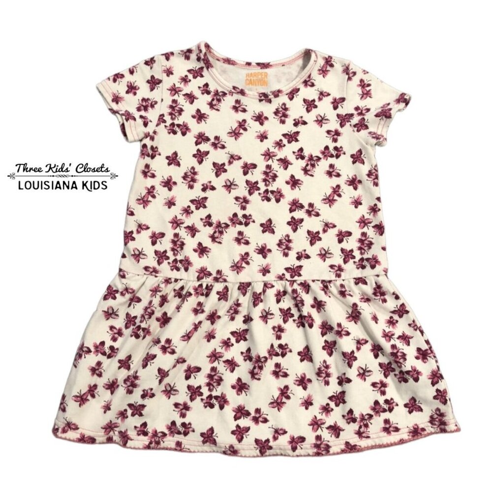 Harper Canyon Sz 5 Purple & Pink Butterfly Dress